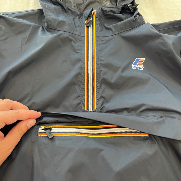 K Way Rain Jacket Pullover and Vest XL - Picture 2 of 5